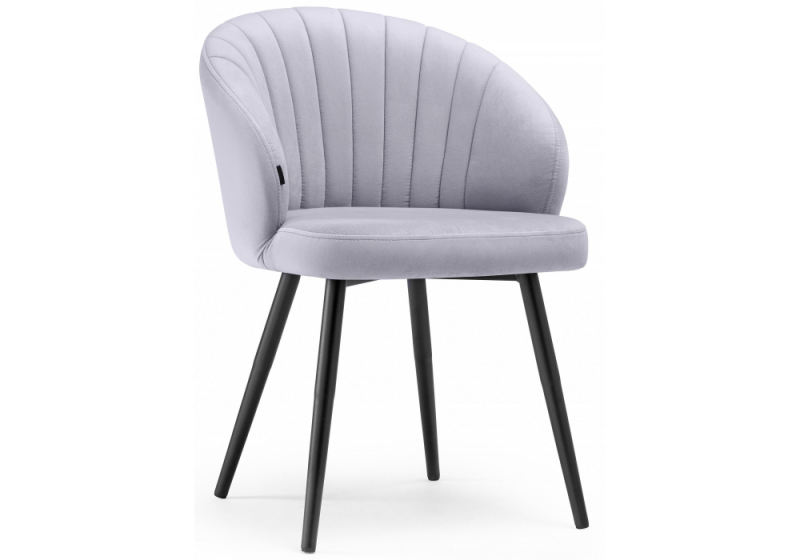 Стул на металлокаркасе Бэнбу velutto 49 / черный (54x50x76). 