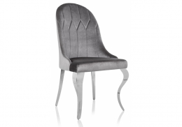 Стул на металлокаркасе Gustav серый (53x58x95)