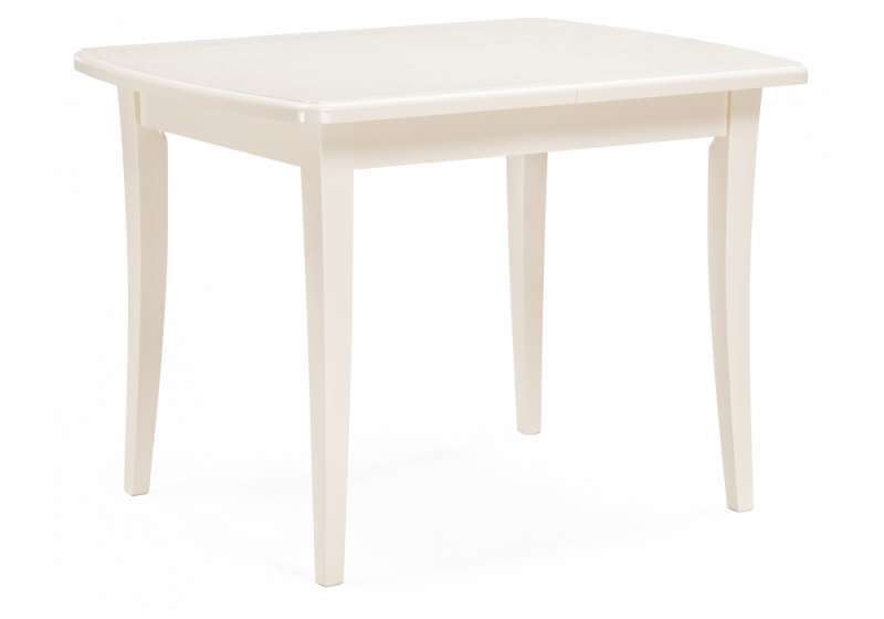 Стол деревянный Цизеан 100(132)х79х75 слоновая кость (79x75). 