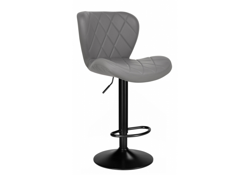 Барный стул Porch серый / черный (47x53x89). 